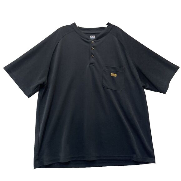 Walls Work Wear Carhartt Type Henley Shirt Men's XXL Pocket Tee - Picture 10 of 10